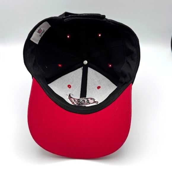 Tampa Bay Buccaneers Baseball Hat NFL Team Black/Red/White Adjustable Cap EUC - Picture 8 of 8